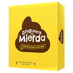 Juegos de mesa divertido Preguntas de Mierda 2ª Edición, es un juego de cartas con pura entretención es un juego para fiestas