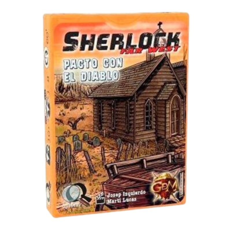 Juego de mesa Sherlock: Far West Pacto con el Diablo un juego de misterio tipo escape room te convertiras en sherlock holmes