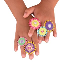 Juegos para niños y niñas Anillos de Flores - Flower Rings marca Galt ayuda a desarrollar la motricidad