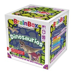 Juego de Mesa BrainBox Dinosaurios, solitario y divertido juego educativo de Asmodee Chile, en tienda de juegos de mesa