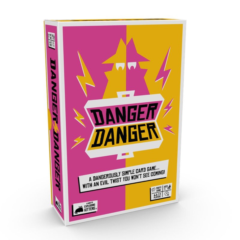 Juego de Mesa Danger Danger de Exploding Kittens, un juego de mesa entretenido familiar para regalo