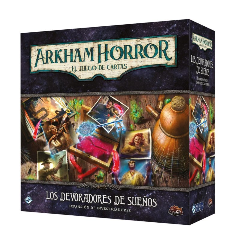 Juego de mesa Arkham Horror LCG: Los Devoradores De Sueños juego en solitario para tus noches de juegos geek