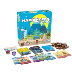 Juego de mesa Machi Koro 2da Edición uno de los mejores juegos de mesa para jugar en familia con cartas y dados