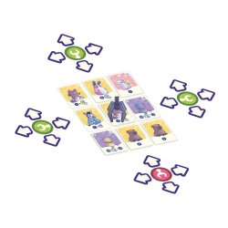 Cartas del juego de mesa Grúa De Peluches, un juego familiar de Fractal Juegos ideal como regalo de cumpleaños