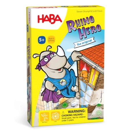 Juego Rhino Hero de Haba por Mastergames, juego infantil y familiar en tienda de juegos de mesa