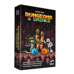 Juego de mesa Dungeons & Drinks, un party game de juegos para tomar en tus noches de carrete