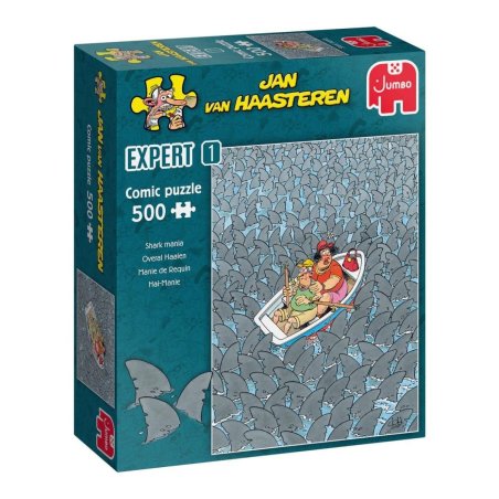 Puzzle Jan Van Haasteren - Expert 1 Shark Mania 500 Piezas rompecabezas adulto en tienda de juegos chile