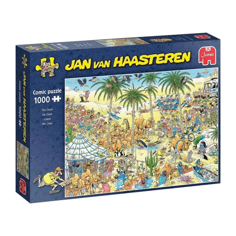 Puzzle Jan Van Haasteren - The Oasis 1000 Piezas en tienda juegos en chile, rompecabezas adulto