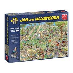 Puzzle Jan Van Haasteren - World Championships Cyclocross 1000 Piezas en tienda de juegos Ñuñoa, regalo original