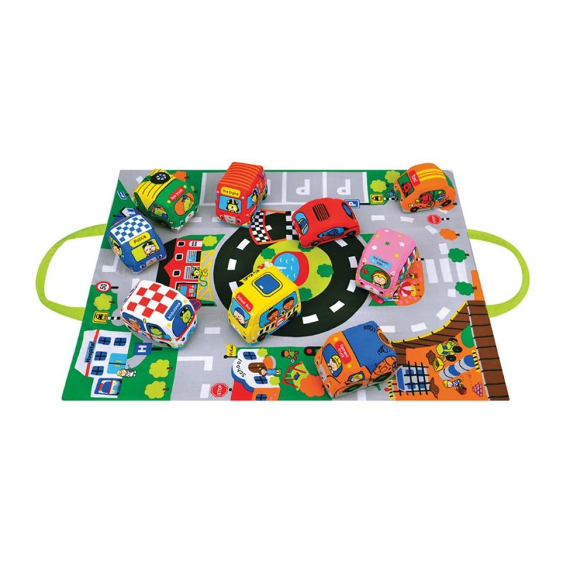 Alfombra de Juego Take Along Play Set - Cars In Town