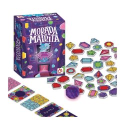 Componentes juego de mesa La Morada Maldita en tienda de juegos de mesa Ñuñoa