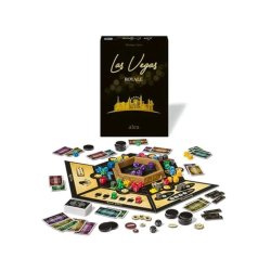 Componentes juego de mesa geek Las Vegas Royale, juego de mesa de apuestas familiar idea regalo hombre