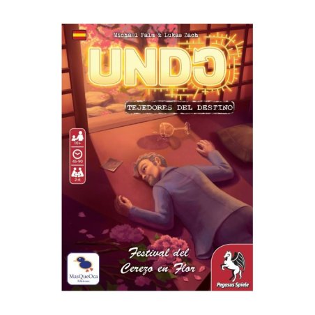 Portada juego de mesa UNDO Festival del Cerezo en Flor de MasQueOca por MasterGames en tienda juegos de mesa