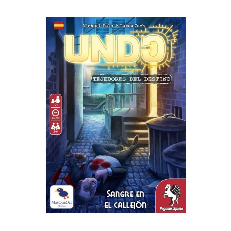 Juego de mesa UNDO tejedores del destino Sangre en el Callejón de MasQueOca por MasterGames en tienda juegos de mesa