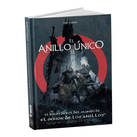 Portada libro de juego de rol el Anillo Único: Libro básico de Devir en tienda de juegos de mesa.