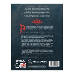 Parte trasera del juego de rol el Anillo Único libro básico, regalo ideal amantes del señor de los anillos