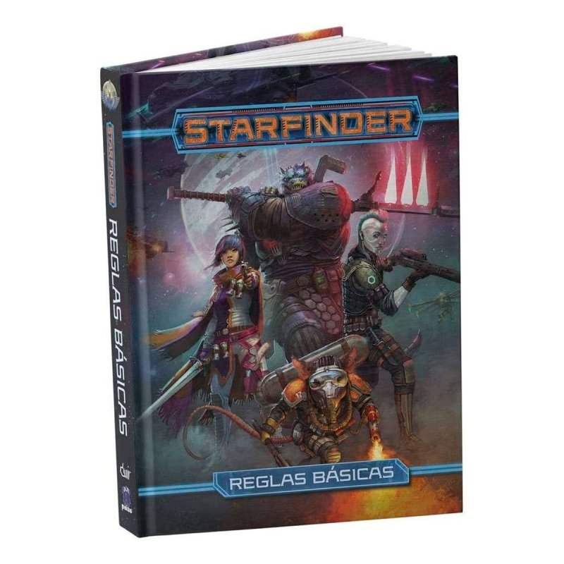 Portada juego de rol Starfinder Libro Básico de Devir por PiedraBruja en tienda de juegos de mesa AldeaJuegos