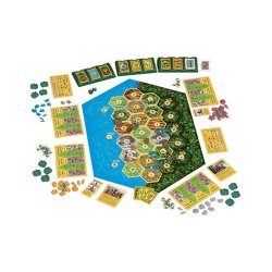 Componentes juego de mesa Catan El Auge De Los Incas, juego de la familia Catan para toda la familia, juegos geek