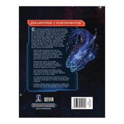 Reverso del juego de rol Starfinder: Archivo de Alienígenas, amantes de juegos de rol, juegos geek