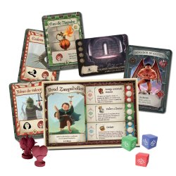 Cartas dados y figuras juego de mesa Dungeon Fighter 2da Edició, idea regalo hombre