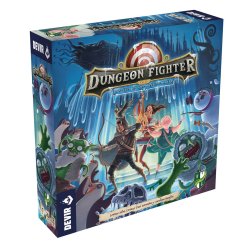 Portada juego de mesa Dungeon Fighter: En el Castillo de Hielo Espeluznante por Devir en tienda de juegos de mesa