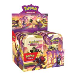 Mini Tin Pókemon coleccionables Escarlata y Púrpura Fábula Sombría de Pókemon Company por Asmodee en tienda juegos de mesa