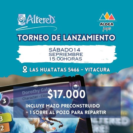 Torneo Altered 14 De Septiembre Con Started Deck Incluido