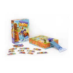 componentes juego de mesa Morris The Dodo, juego familiar ideal para niños