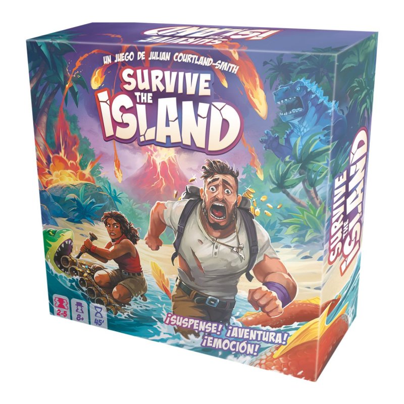 Juego de mesa Survive The Island de Zygo Matic por Asmodee Chile en tienda de juegos de mesa