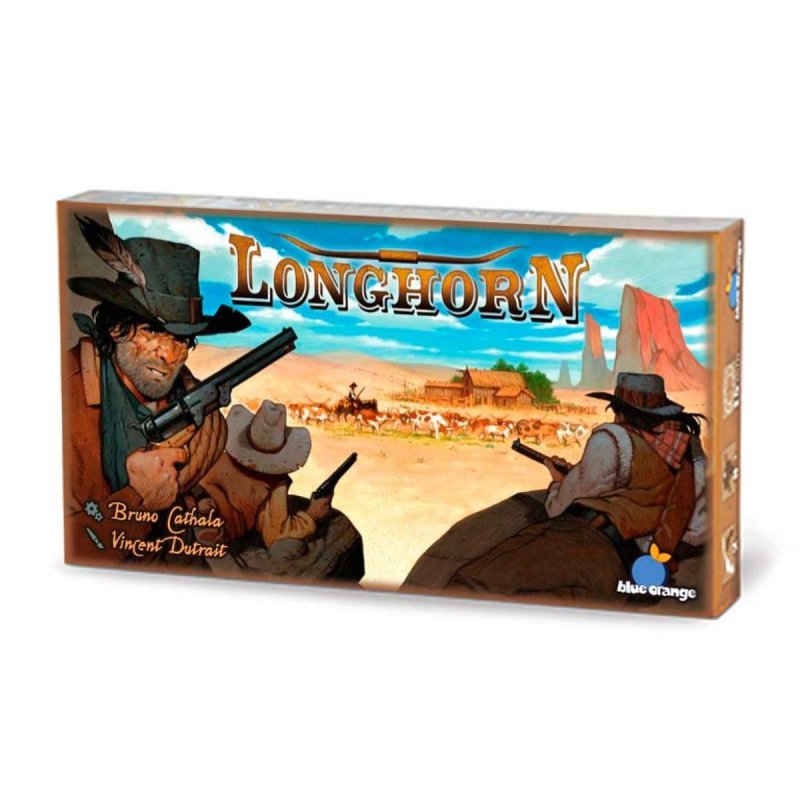 Juego de mesa LONGHORN de Blue Orange por Devir chile en tienda de juegos de mesa