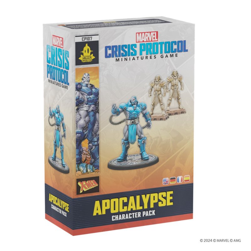 Caja juego de mesa Marvel Crisis Protocol Apocalypse por Asmodee en tienda juegos de mesa Aldeajuegos