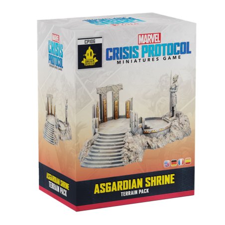 Caja juego de mesa Marvel crisis protocol: Asgardian Shrine Terrain por Asmodee chile en tienda juegos de mesa