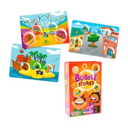 Cartas juego de mesa Bubble Stories, juego ideal para niños, idea para regalo niño