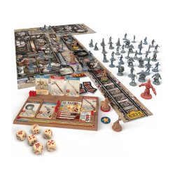 Componentes juego de mesa Zombicide: Undead or Alive, juego de zombis, juegos geek, lejano oeste