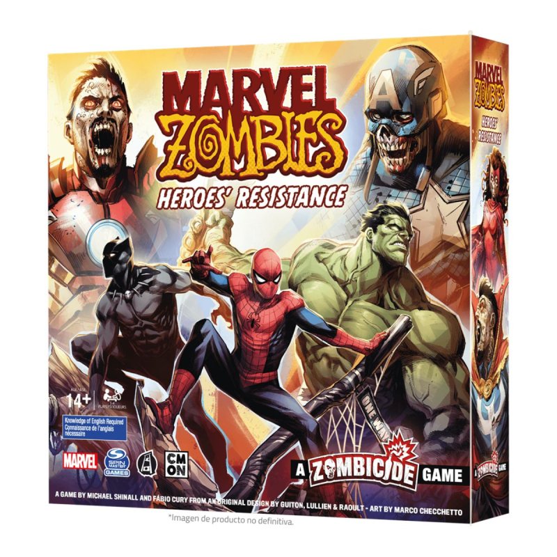 Juego de mesa Marvel Zombies Heroes' Resistance de CMON por Asmodee chile en tienda de juegos de mesa