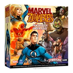 Juego de mesa Marvel Zombies Fantastic 4 Under Siege de CMON por Asmodee Chile en tienda de juegos de mesa Aldeajuegos