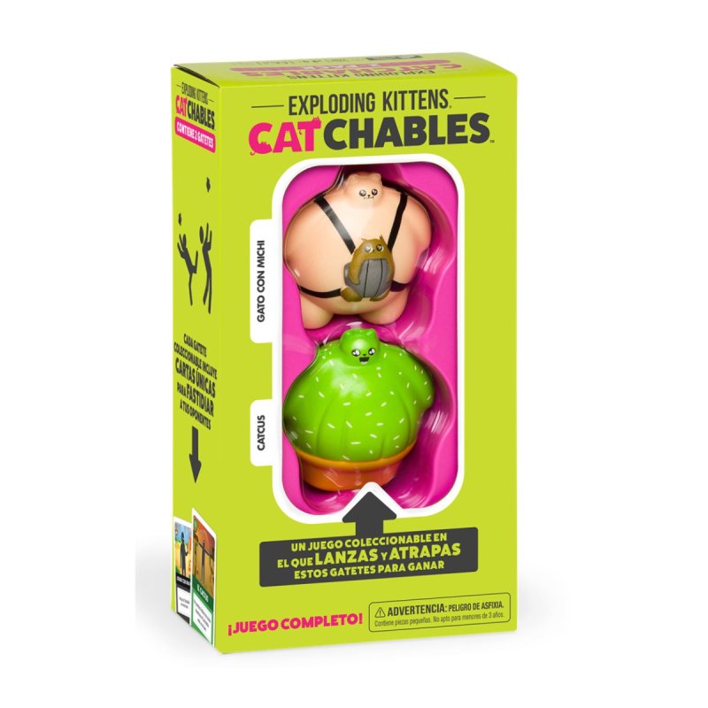 Juego de mesa Exploding Kittens Catchables 2-Pack 1 Gato con michi y Catcus por Asmodee en tienda juegos de mesa