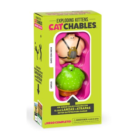 Juego de mesa Exploding Kittens Catchables 2-Pack 1 Gato con michi y Catcus por Asmodee en tienda juegos de mesa