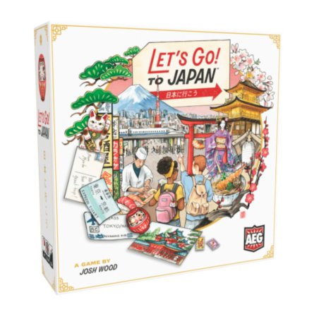 Juego de mesa Let’s go! To Japan de AEG por Cantarero coca en tienda juegos de mesa Aldeajuegos