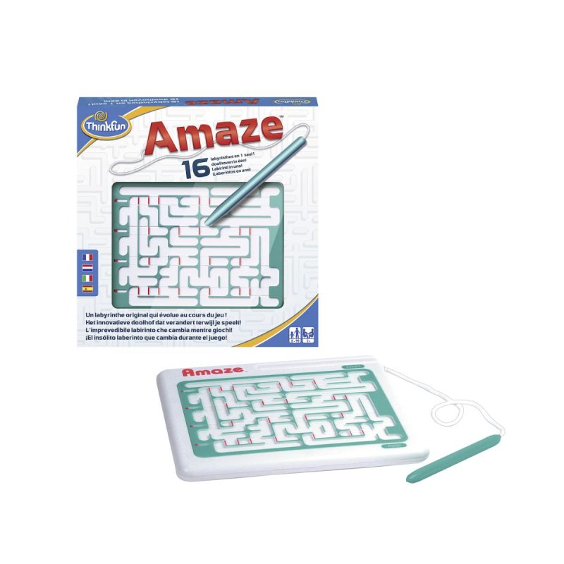 Juego de mesa Amaze de Thinkfun por Cantarero coca, juego solitario en tienda juegos de mesa Aldeajuegos chile