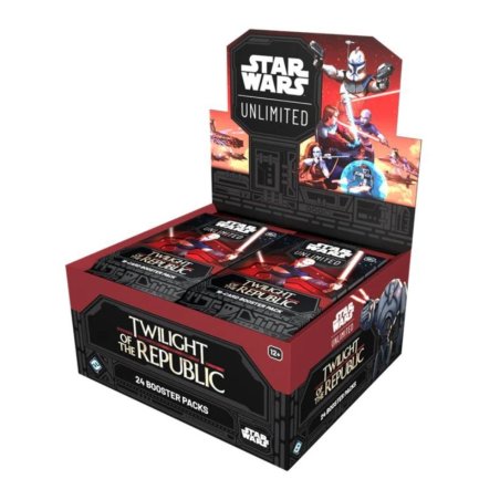 Star Wars Unlimited - Twilight of the Republic Booster Display Inglés 3era temporada de TCG en Aldea Juegos