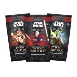 Star Wars Unlimited - Twilight of the Republic sobres Inglés 3era temporada de TCG en Aldea Juegos, lanzamiento