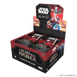 Star Wars Unlimited - El Ocaso De La República - Booster Display