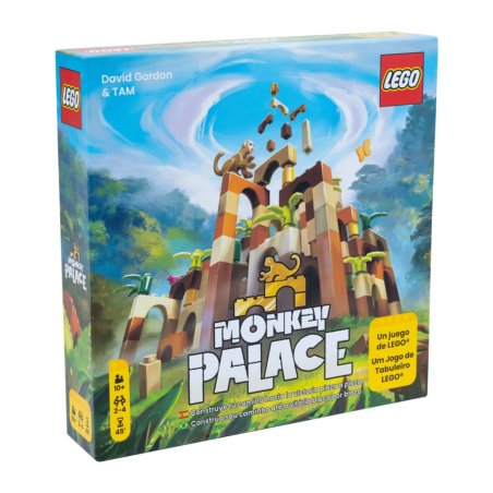 Juego de mesa Monkey Palace de LEGO en colaboración con Asmodee en tienda juegos de mesa Aldea juegos Chile