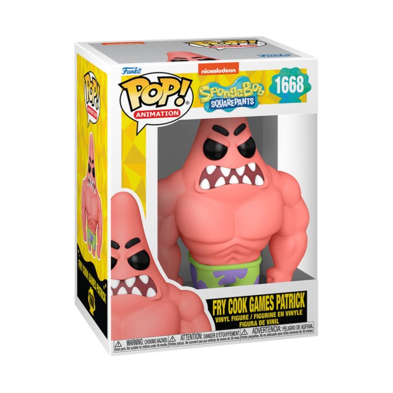 Caja Funko Pop  Vinyl 1668 Patrick with muscles de Funko Pop! por Asmodee Chile en tienda juegos de mesa Aldeajuegos