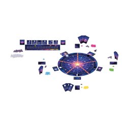 Componentes juego de mesa Polaris, juego ideal para amantes del universo, constelaciones y juegos geek