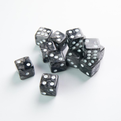 GG: Moon D6 Dice Set 16 mm...