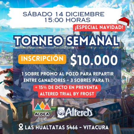 Torneo del mejor TCG Altered tienda de Juegos de Mesa Santiago el 14 de diciembre con Adventure Pass - Cartas Coleccionables