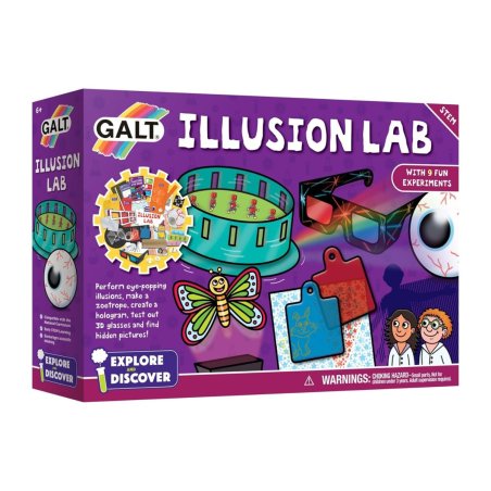 Laboratorio De Ilusiones - Illusion Lab   de Galt Toys, actividades niños de 6 años