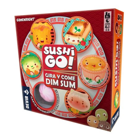 Juego de mesa Sushi Go! Gira Y Come Dim Sum de Devir en tienda juegos de mesa